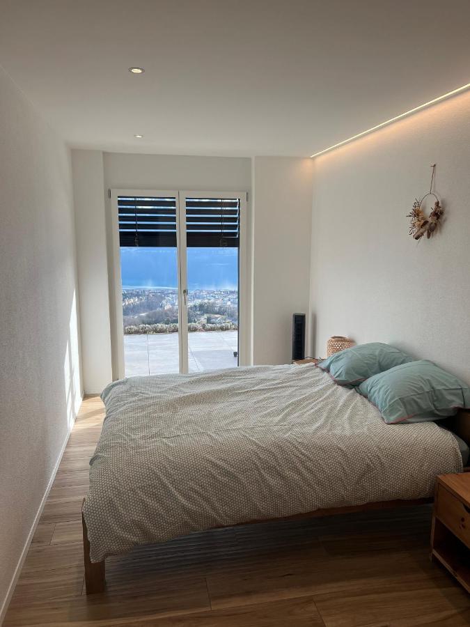 Appartement Moderne Avec Vue Panoramique A Jongny Proche De Montreux ภายนอก รูปภาพ