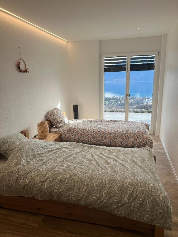 Appartement Moderne Avec Vue Panoramique A Jongny Proche De Montreux ภายนอก รูปภาพ